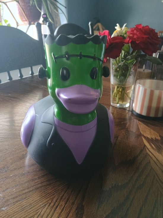quackers Other - Green & Purple Reptile Toy - Frankenstein Duck